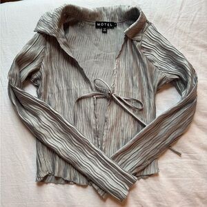 Motel Rocks Grey Women's Top